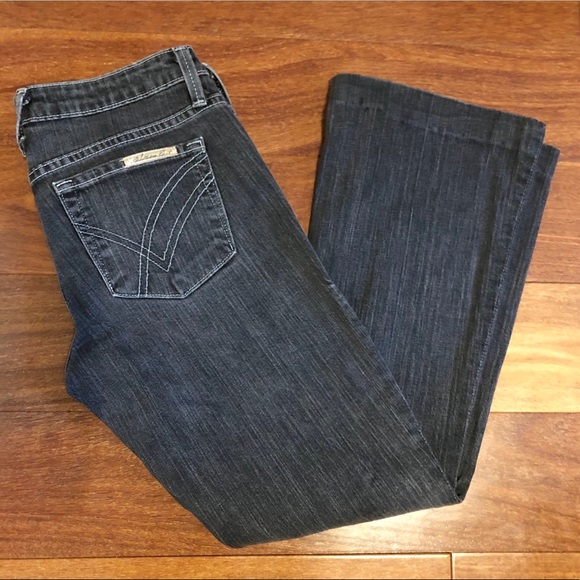 William Rast Denim - William Rast Charcoal Betty Flare Jeans Size 28